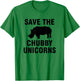 Save the chubby unicorns T-Shirt - T-Shirt | Irish Green