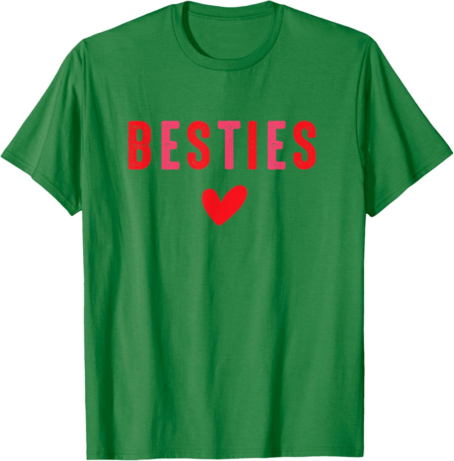 Besties Cute Matching Mother Daughter Friend Valentine's Day Small T-Shirt - T-Shirt | Irish Green