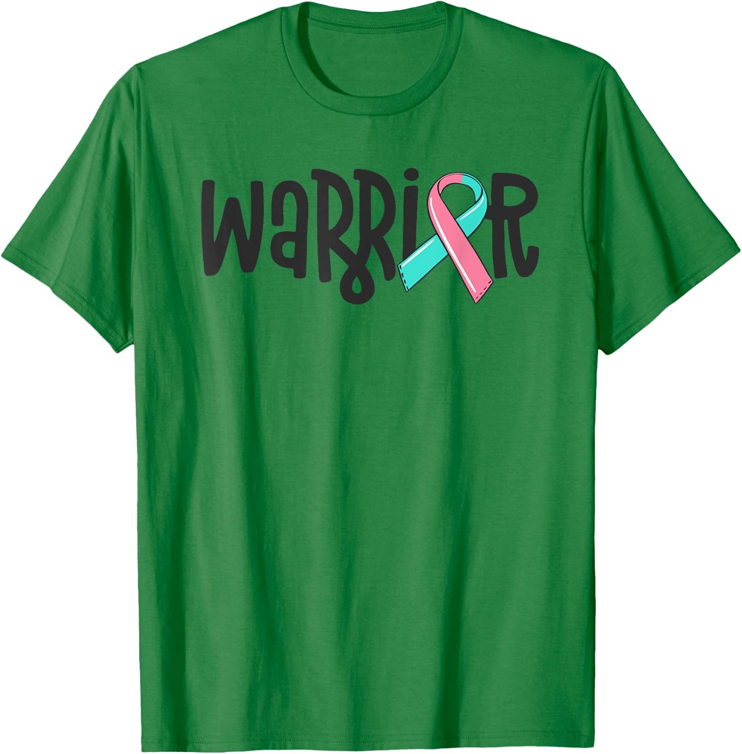 Warrior BRCA Breast Cancer Awareness Previvor Masectomy T-Shirt - T-Shirt | Irish Green