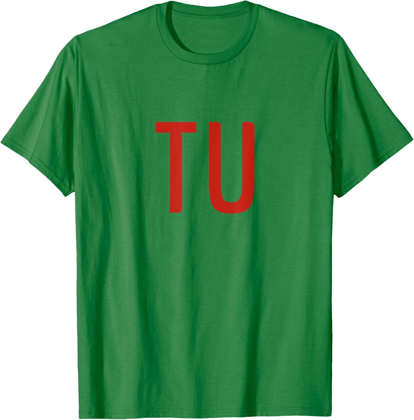 TU - Portugal Three Part Design - Portuguese Flag Part 2 T-Shirt - T-Shirt | Irish Green