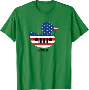 Jeep Duck Flag T-Shirt - T-Shirt | Irish Green