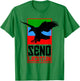 Dagestan Eagle. Dagestan Send Location T-Shirt - T-Shirt | Irish Green