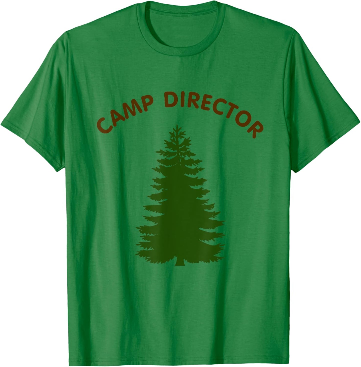 Camp Director Counselor Summer Pine Tree Gift - Blue Men Women T-Shirt - T-Shirt | Irish Green