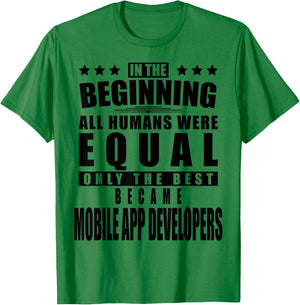Mobile App Developer - Funny Personalized Gift T-Shirt - T-Shirt | Irish Green