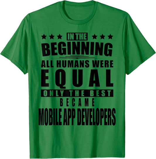 Mobile App Developer - Funny Personalized Gift T-Shirt - T-Shirt | Irish Green