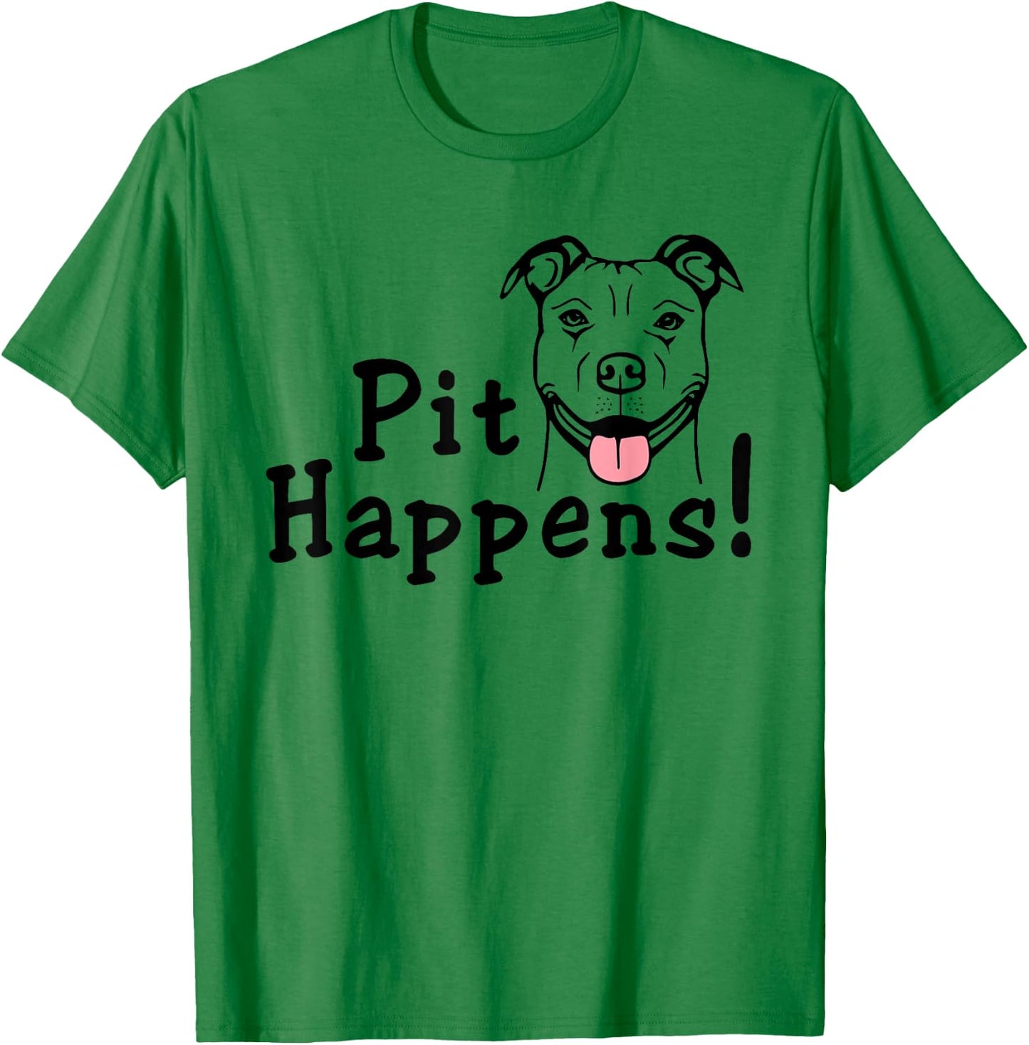 Pit Happens Pit Bull Mom Dog Bad Attitude Ladies Pitbull T-Shirt - T-Shirt | Irish Green