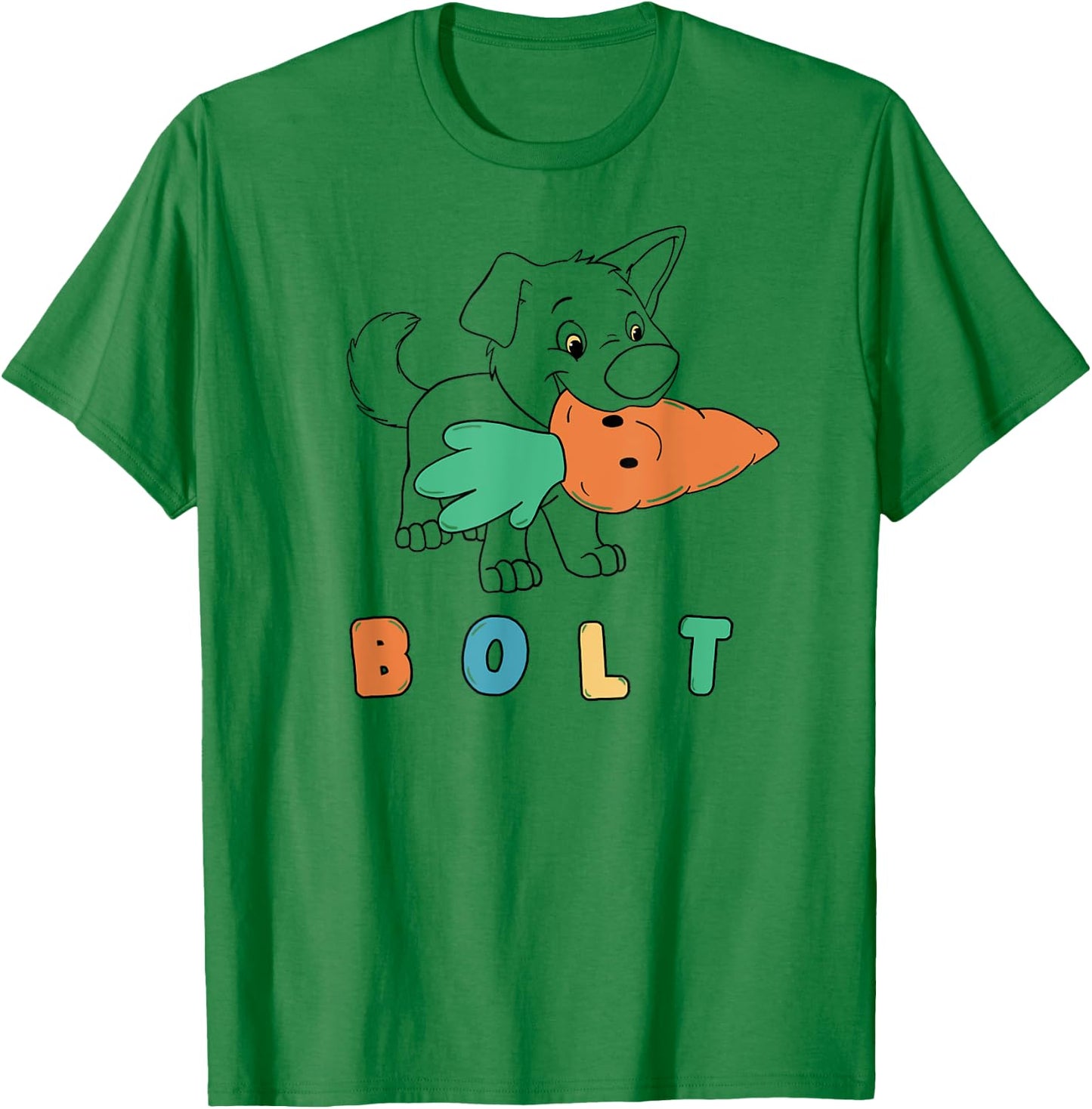 Disney Bolt International Dog Day Carrot Pup T-Shirt - T-Shirt | Irish Green