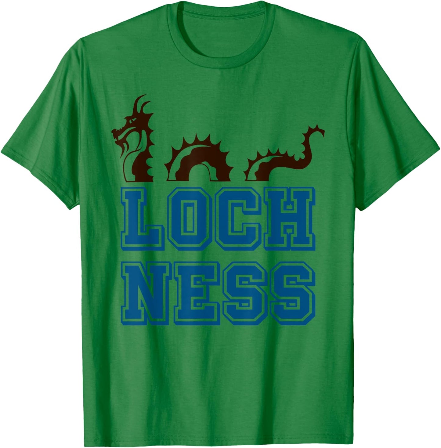 Loch Ness monster - Nessie - Elusive Scottish legend T-Shirt - T-Shirt | Irish Green