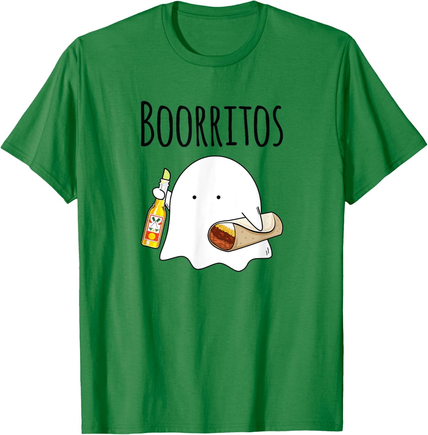 Halloween Shirt Men Kids Women Funny Mexican Burrito T-Shirt - T-Shirt | Irish Green