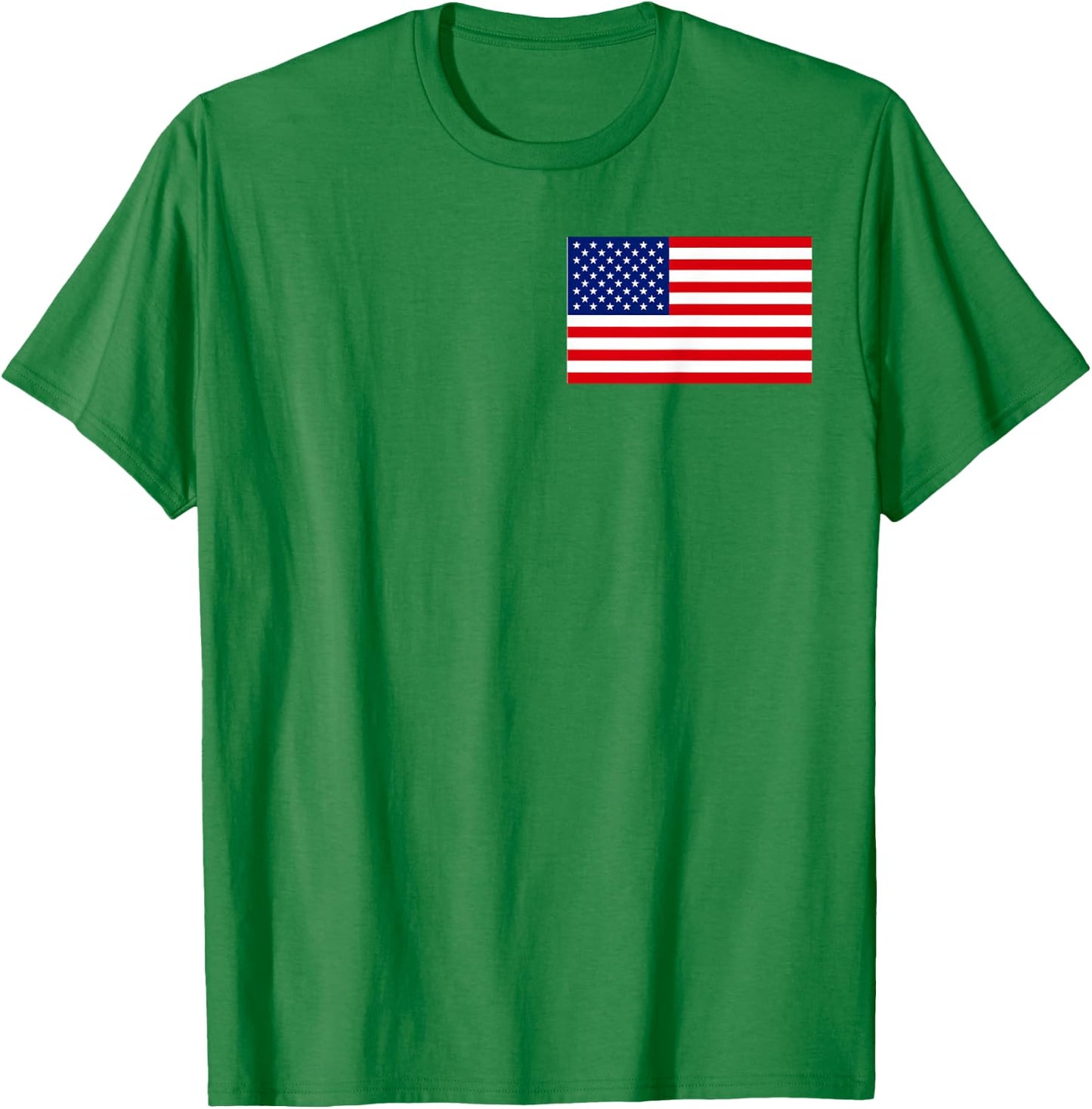 (2 Sides) 1776 2026 Patriotic USA Flag Eagle Freedom 250 T-Shirt - T-Shirt | Irish Green
