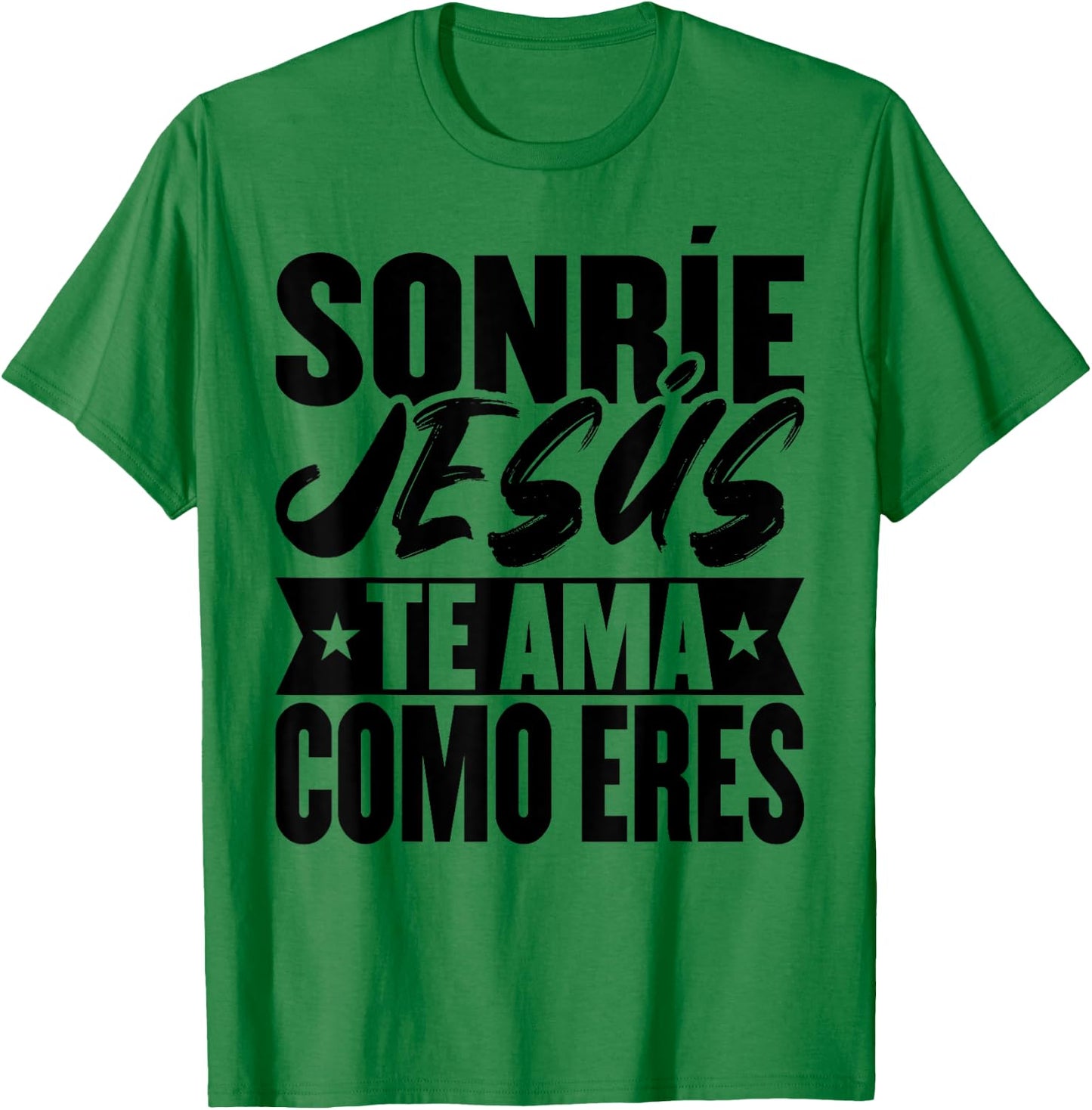 Camisetas Cristianas En Espanol Frases Biblia Jesús Te AMa T-Shirt - T-Shirt | Irish Green