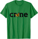 Crone Monarch Butterfly Elder Witch Woman T-Shirt - T-Shirt | Irish Green