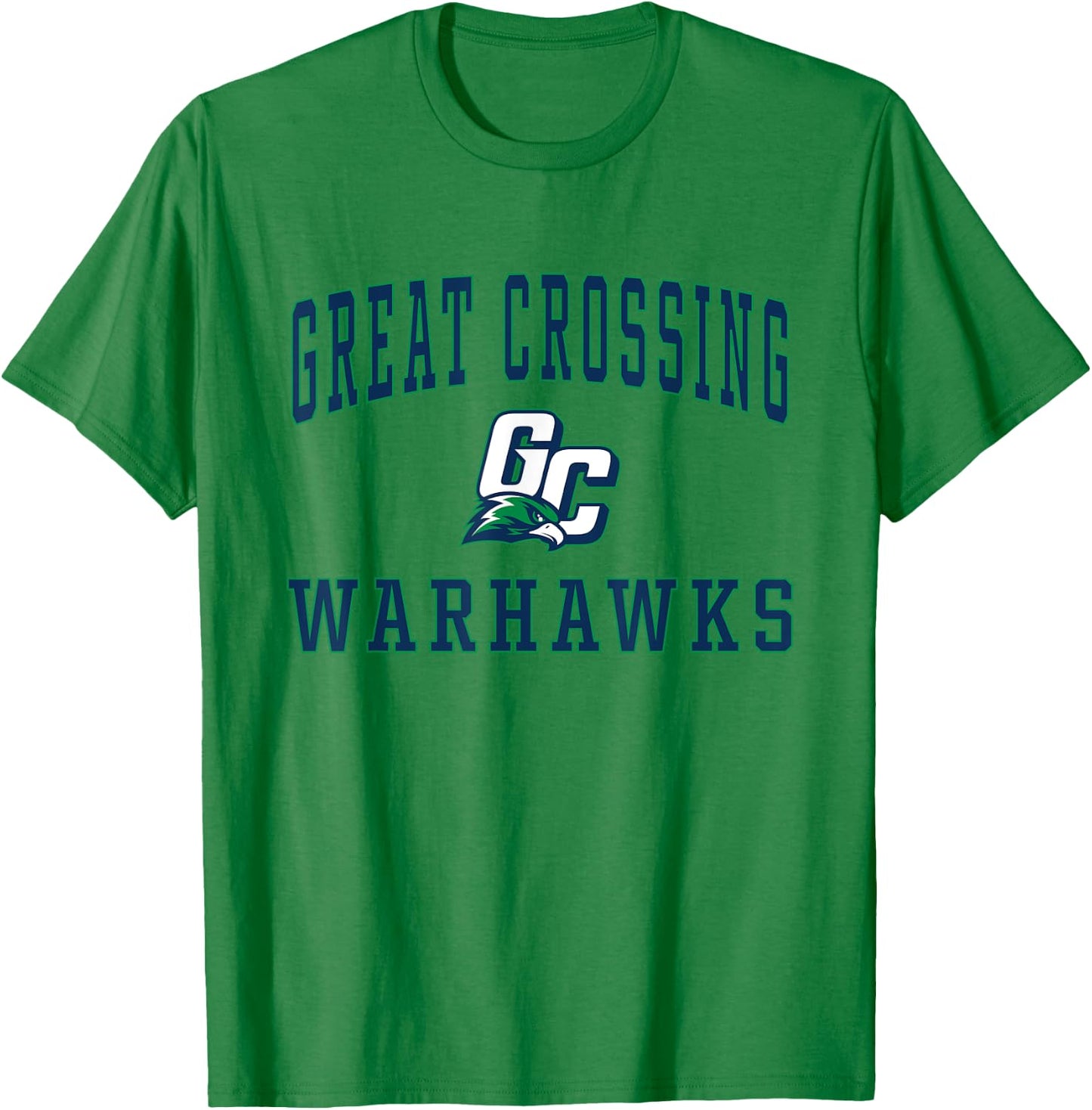 Great Crossing High School Warhawks C1 T-Shirt - T-Shirt | Irish Green