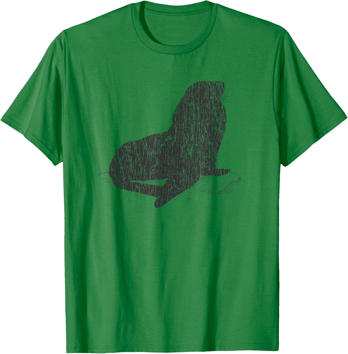 Sea Lion T-Shirt - T-Shirt | Irish Green