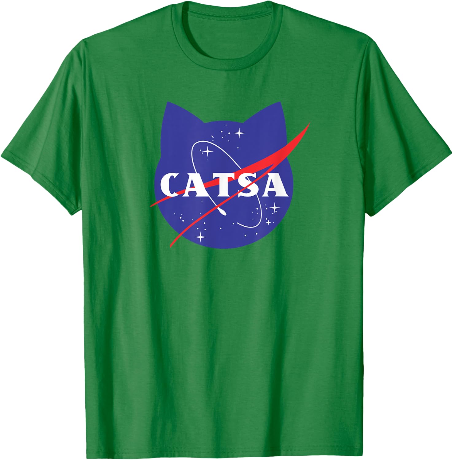 Cat Universe Space CATSA Space Cat Galaxy T-Shirt - T-Shirt | Irish Green