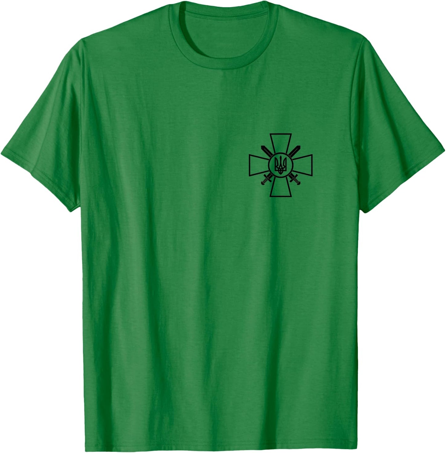 Ukrainian Ground Forces Ukraine Army Armed Force Zelensky T-Shirt - T-Shirt | Irish Green