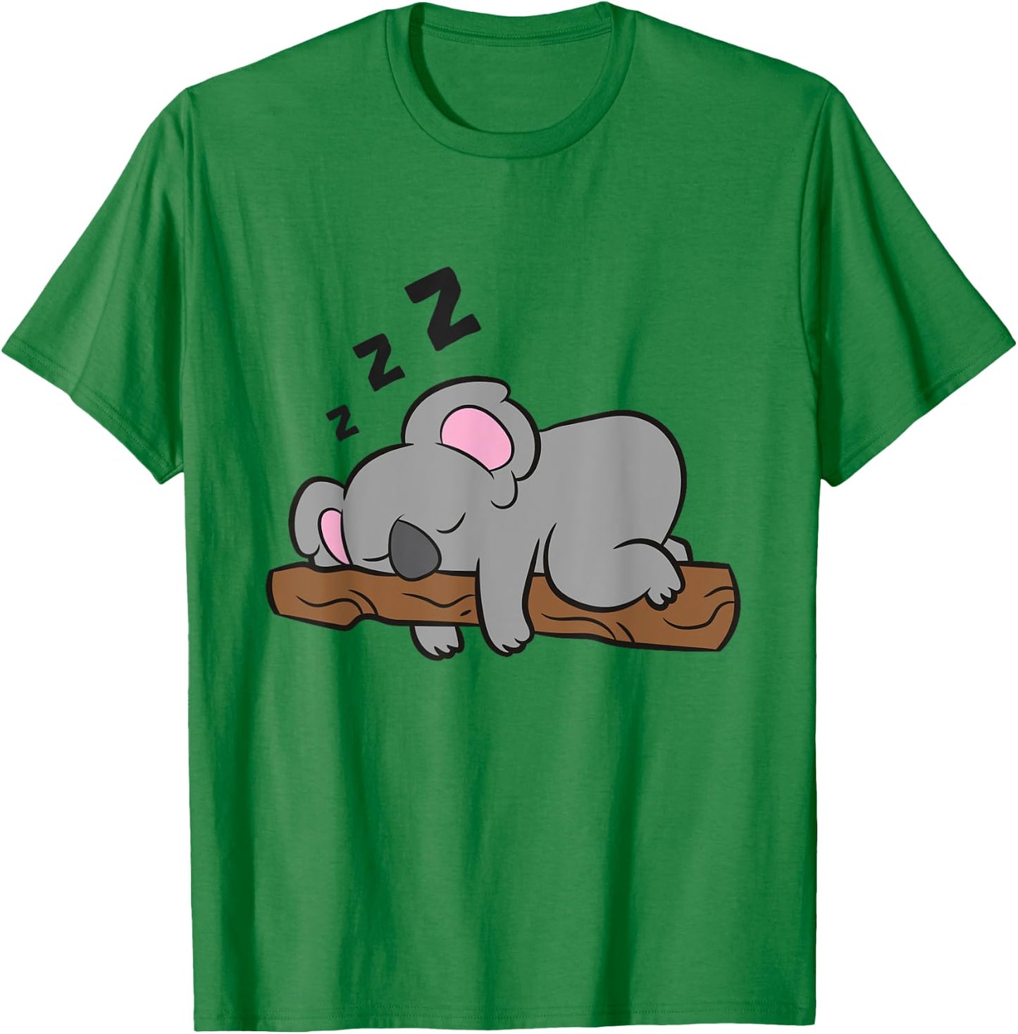 Cute Sleeping Koala Bear Lazy Koala T-Shirt - T-Shirt | Irish Green