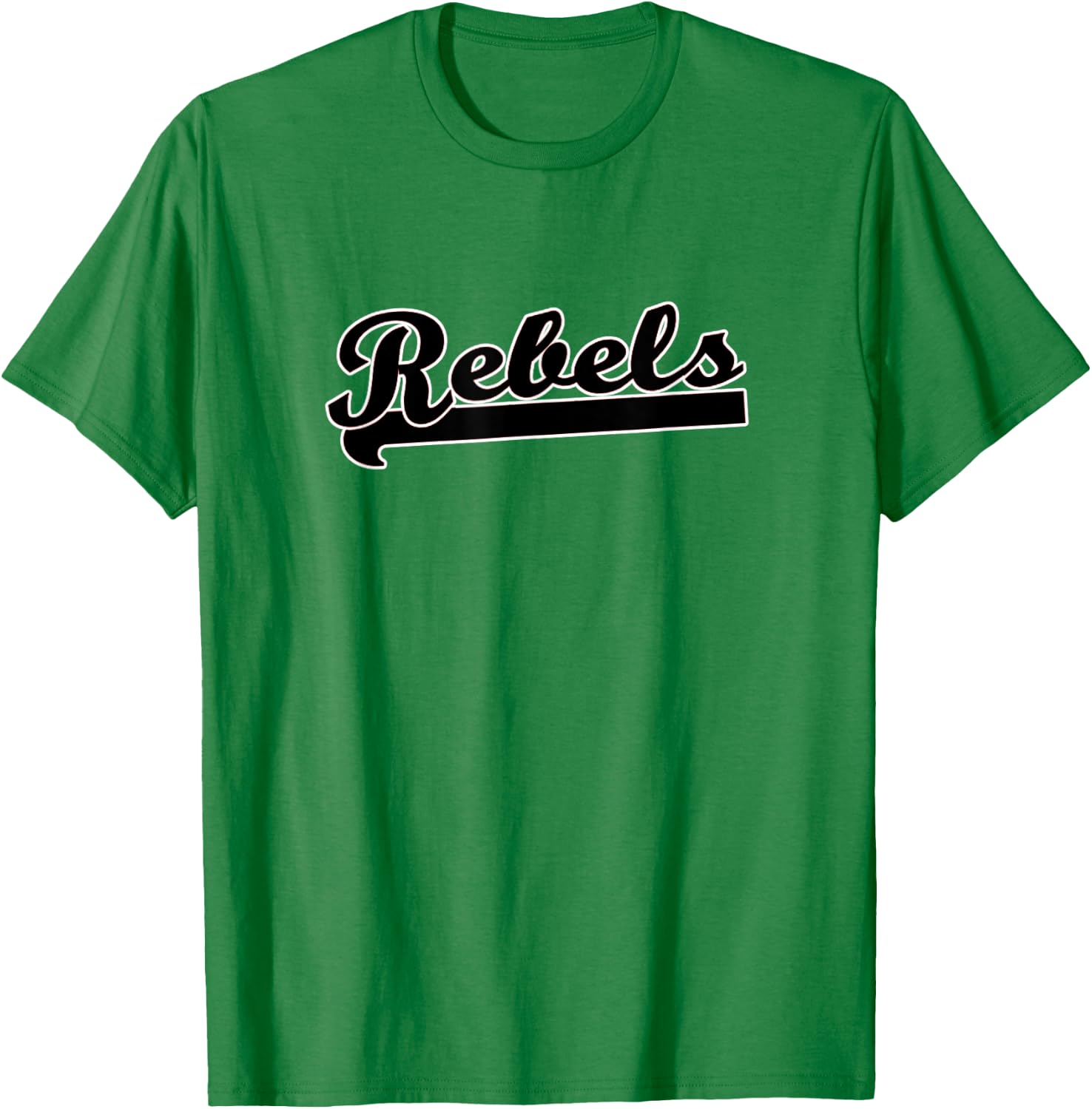 REBELS Soccer Flag Football Baseball Basketball T-Ball Team T-Shirt - T-Shirt | Irish Green