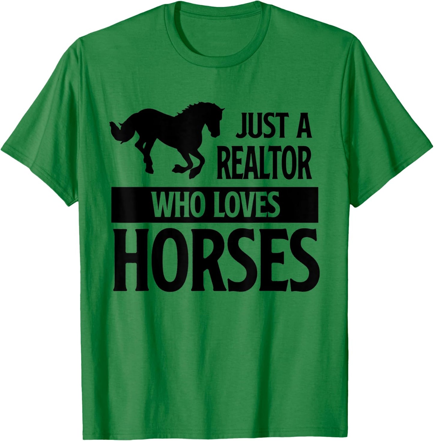 Real Estate Agent Western Horse Lover Ladies Realtor T-Shirt - T-Shirt | Irish Green