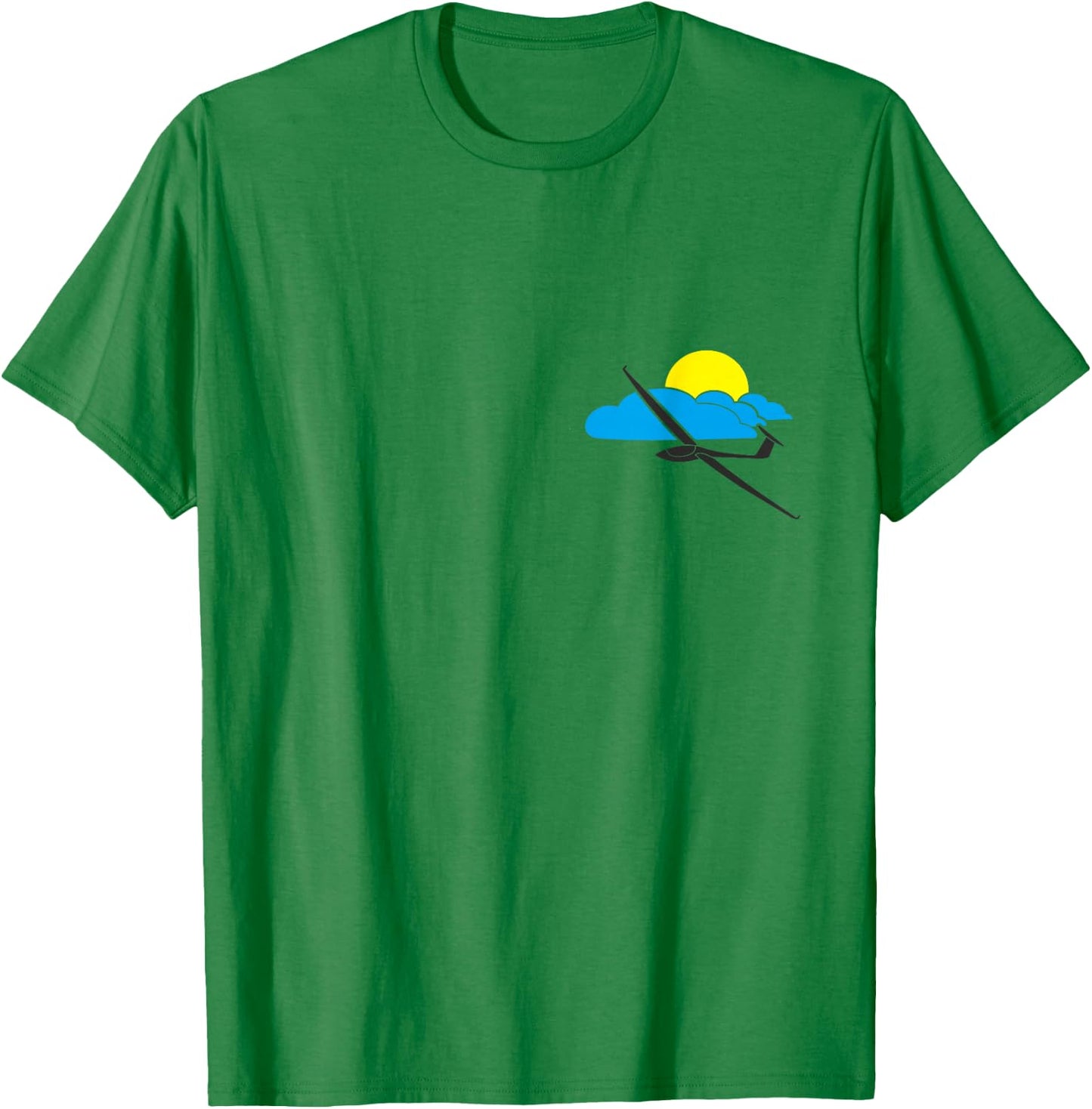 Gliding Glider Pilot Soar Soaring Thermals Sailplane T Shirt T-Shirt - T-Shirt | Irish Green