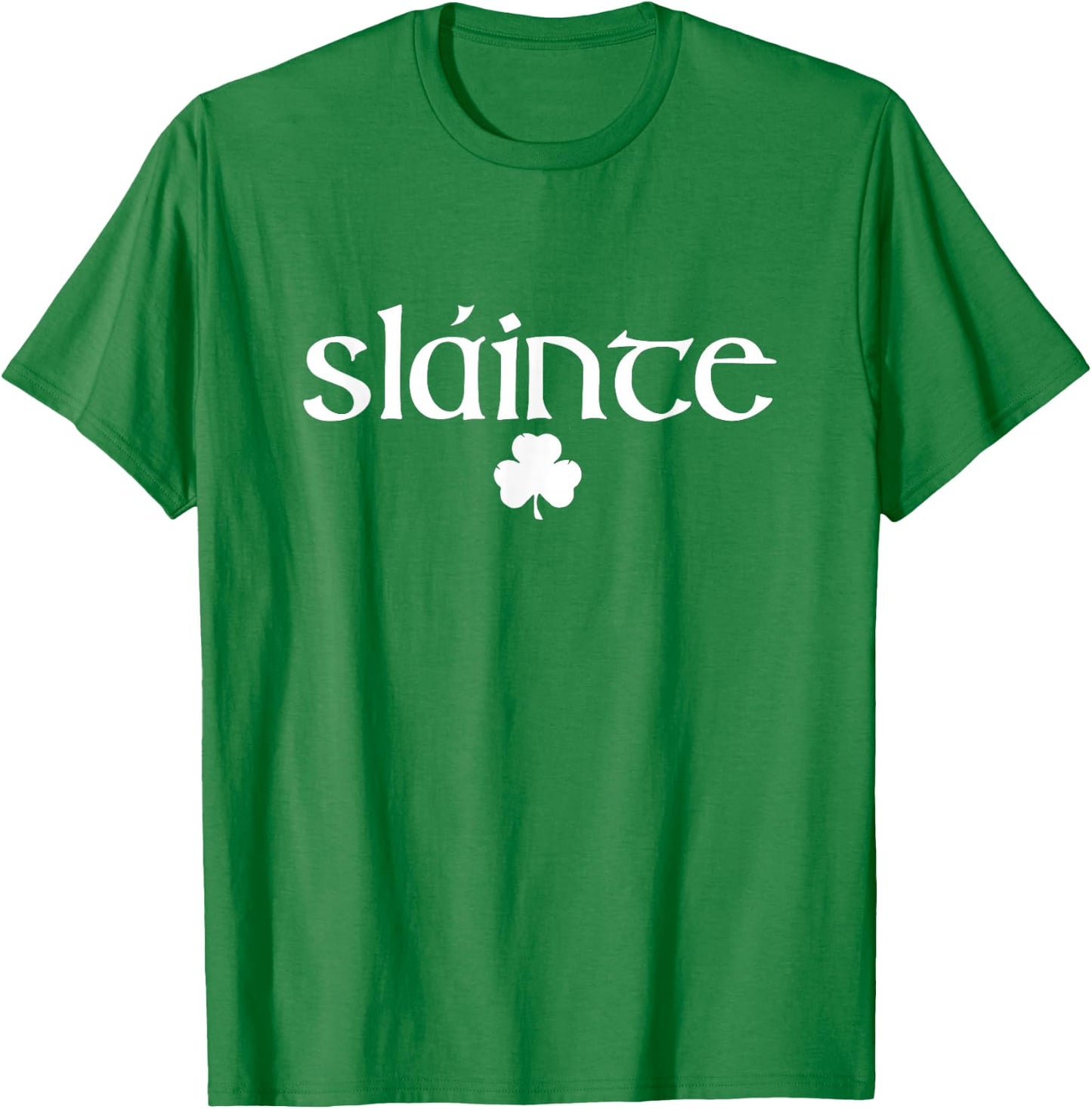 Slainte St. Patrick's Day Funny Beer Drinking Irish Shamrock T-Shirt - T-Shirt | Irish Green