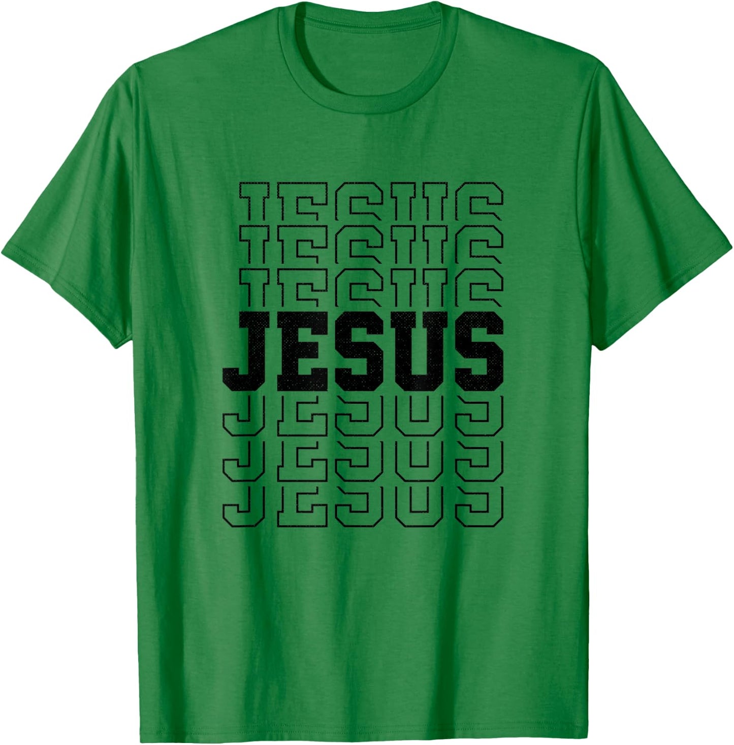 Jesus Christ Retro Religious Vintage Christian T-Shirt - T-Shirt | Irish Green