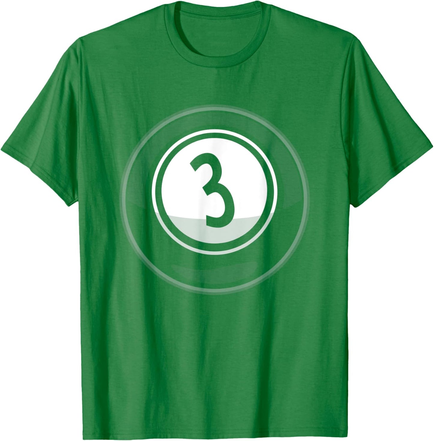 Matching Halloween Costume Set Billiard Balls 3 Ball T-Shirt - T-Shirt | Irish Green