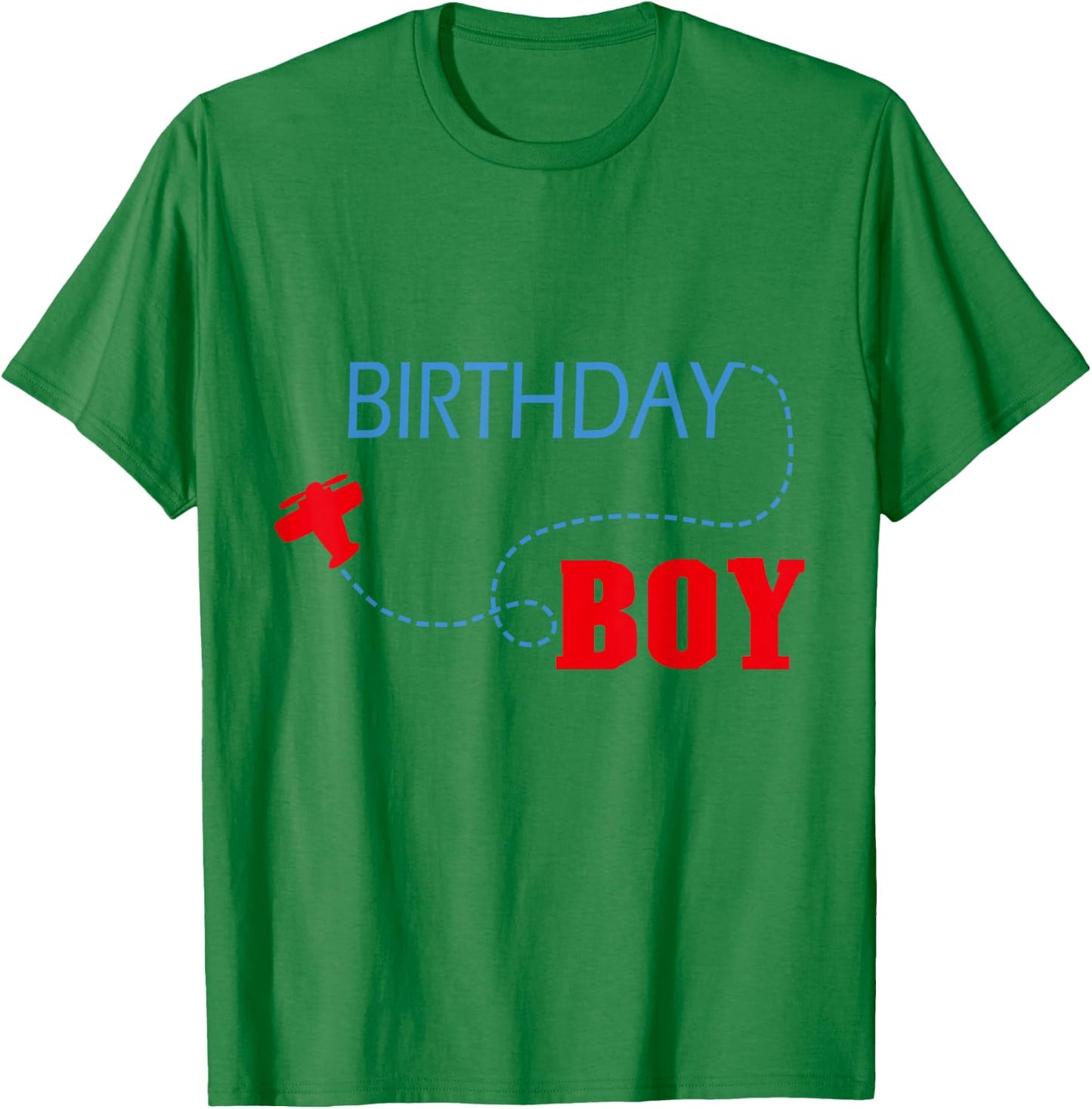 Airplane Birthday Boy Party Theme, airplane Matching Family T-Shirt - T-Shirt | Irish Green