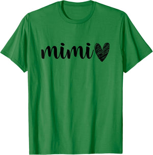 Funny Matching Mimi & Me for Grandma Whit Girl or Boy T-Shirt - T-Shirt | Irish Green
