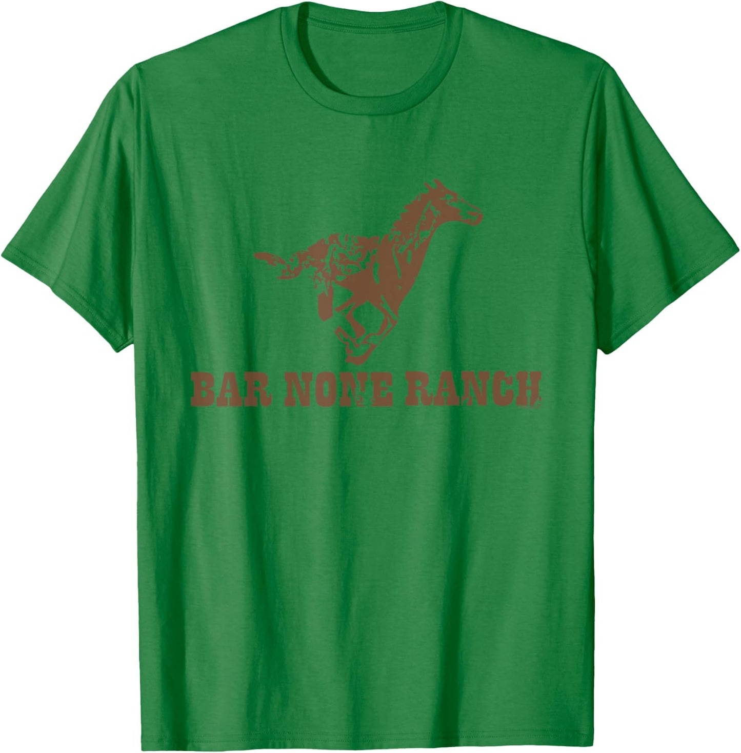 Hey Dude Bar None Ranch Horse T-Shirt - T-Shirt | Irish Green