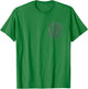 Krav Maga In Hebrew Letters Logo & Men T-Shirt - T-Shirt | Irish Green