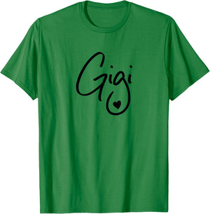 Cute Gigi design - Mother's Day Gift for Grandma T-Shirt - T-Shirt | Irish Green