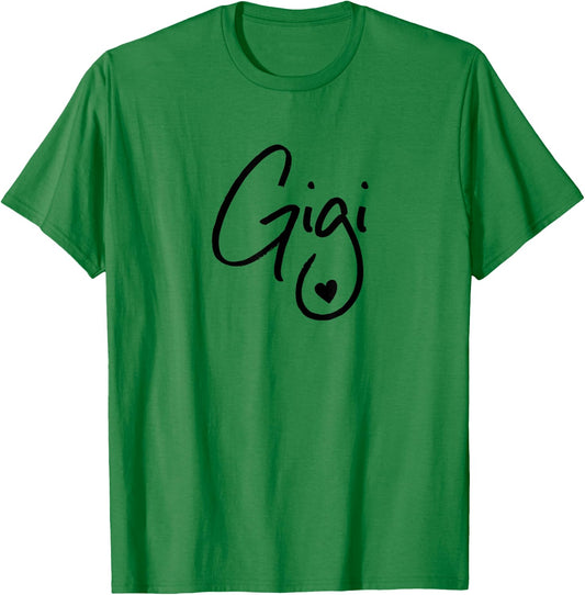 Cute Gigi design - Mother's Day Gift for Grandma T-Shirt - T-Shirt | Irish Green