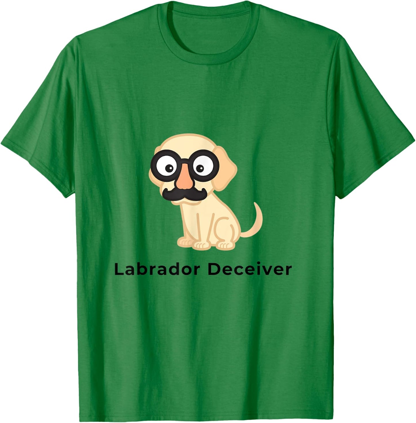 Labrador Deceiver Funny Dog Men Women Kids T-Shirt - T-Shirt | Irish Green