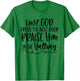 Faith Over Fear Spiritual Uplifting Christian Plus Size Top T-Shirt - T-Shirt | Irish Green