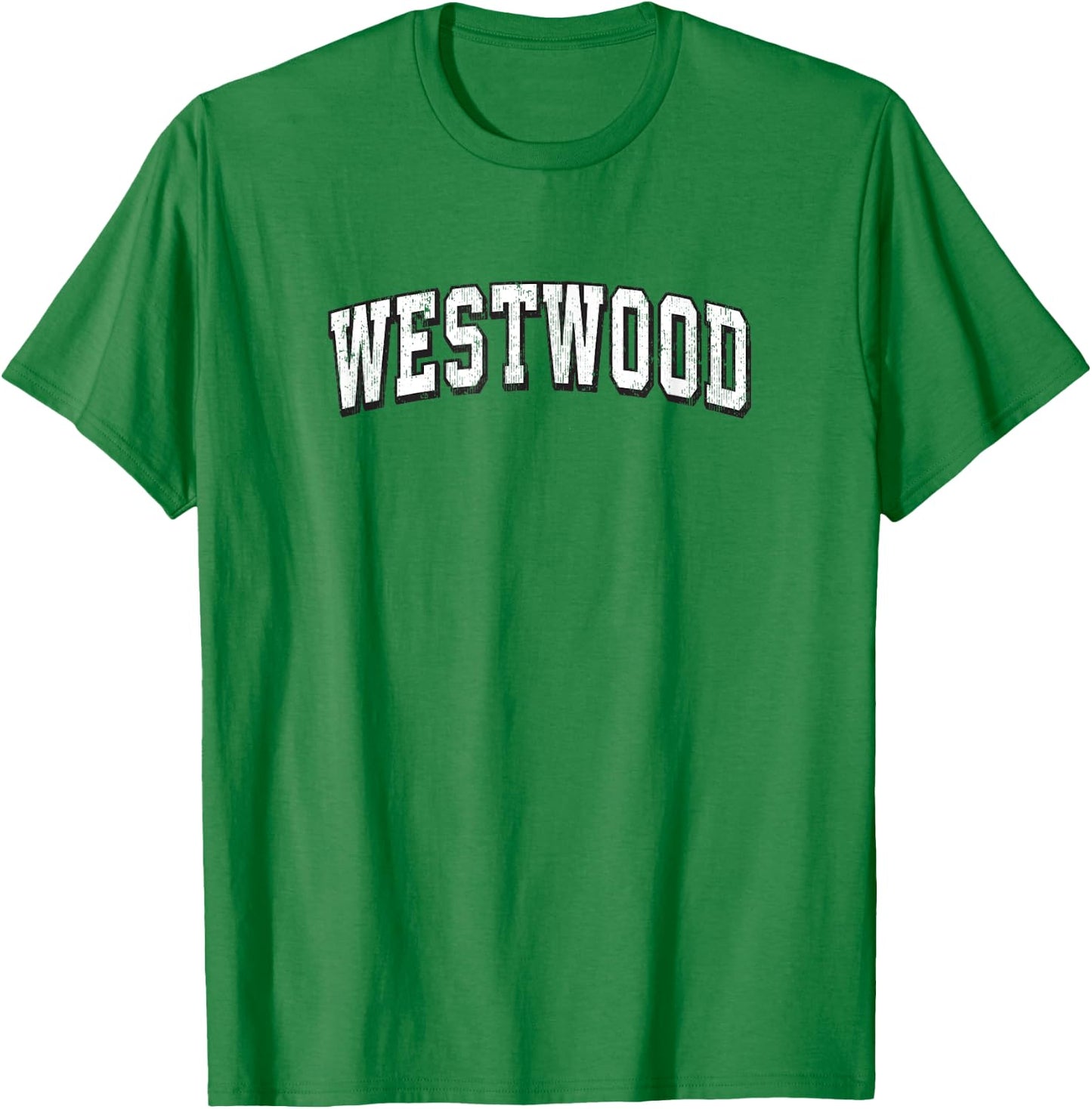 Westwood California Vintage Athletic Sports B&W Print T-Shirt - T-Shirt | Irish Green
