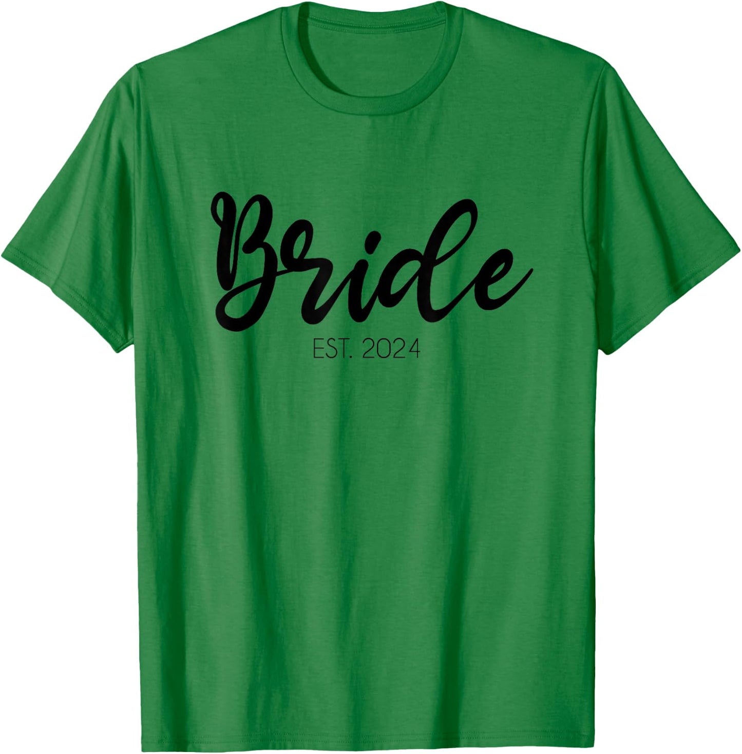 Wedding Matching Gifts Bride Est. 2024 Bridal Gift T-Shirt - T-Shirt | Irish Green