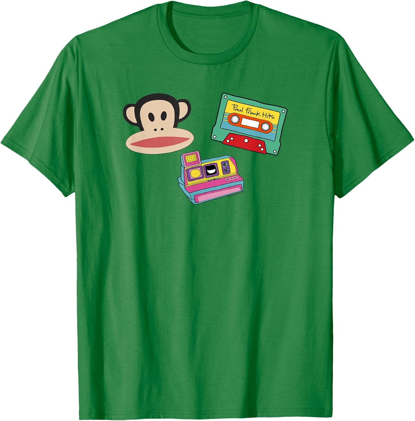 Paul Frank Julius Polaroid And Tape Poster T-Shirt - T-Shirt | Irish Green