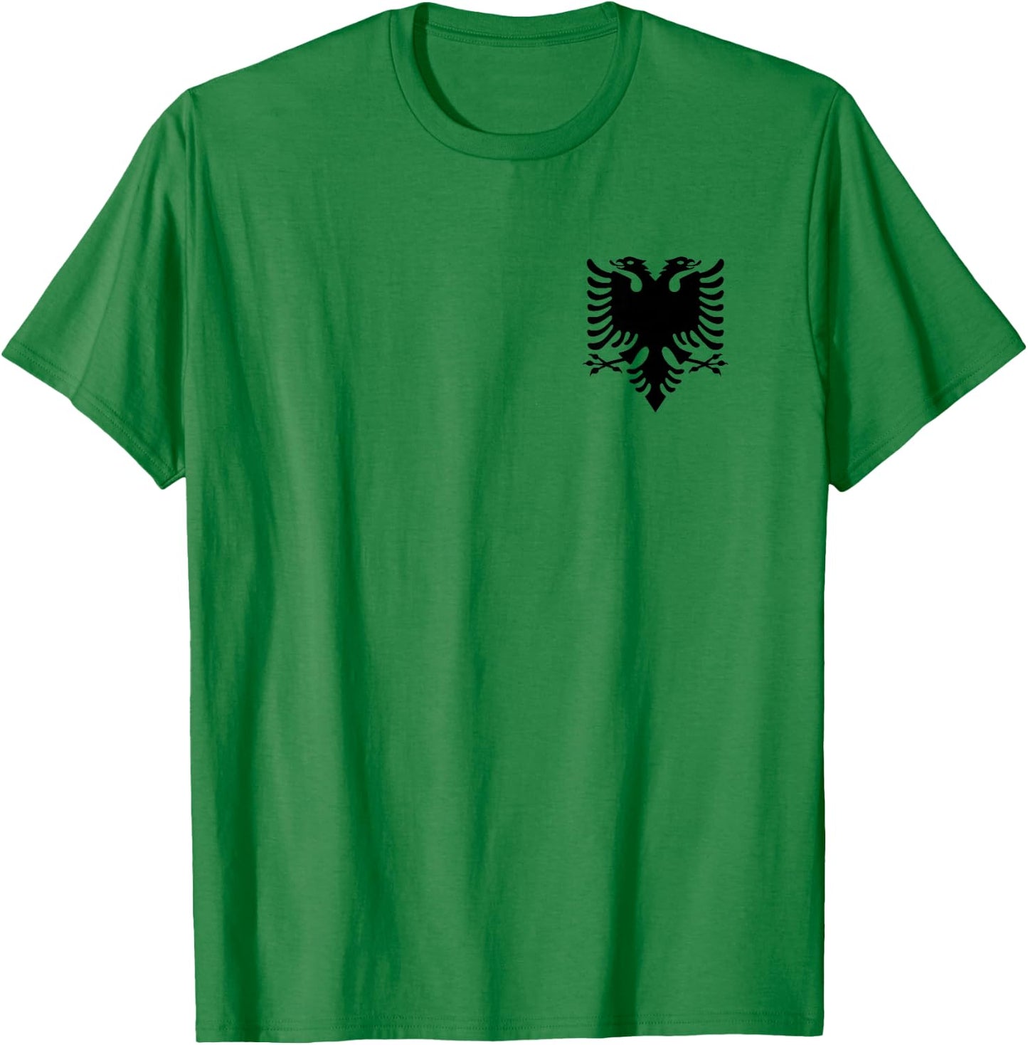 Albanian Flag Shqip Shqiponja Albanian Eagle Albania T-Shirt - T-Shirt | Irish Green