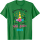 Cute Promoted to Big Sister 2023 Girls Unicorn T-Shirt - T-Shirt | Irish Green