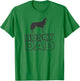 Husky Dad Dog Who Love Their Pet Husky Dog T-Shirt - T-Shirt | Irish Green