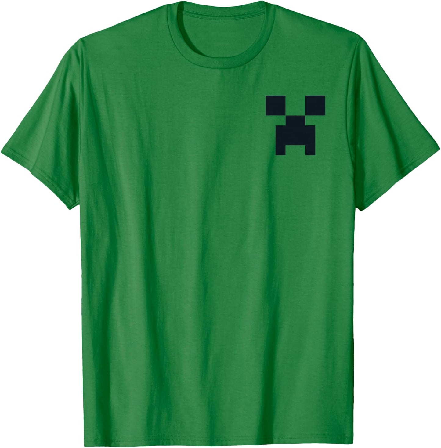 Minecraft Creeper Pocket Size T-Shirt - T-Shirt | Irish Green