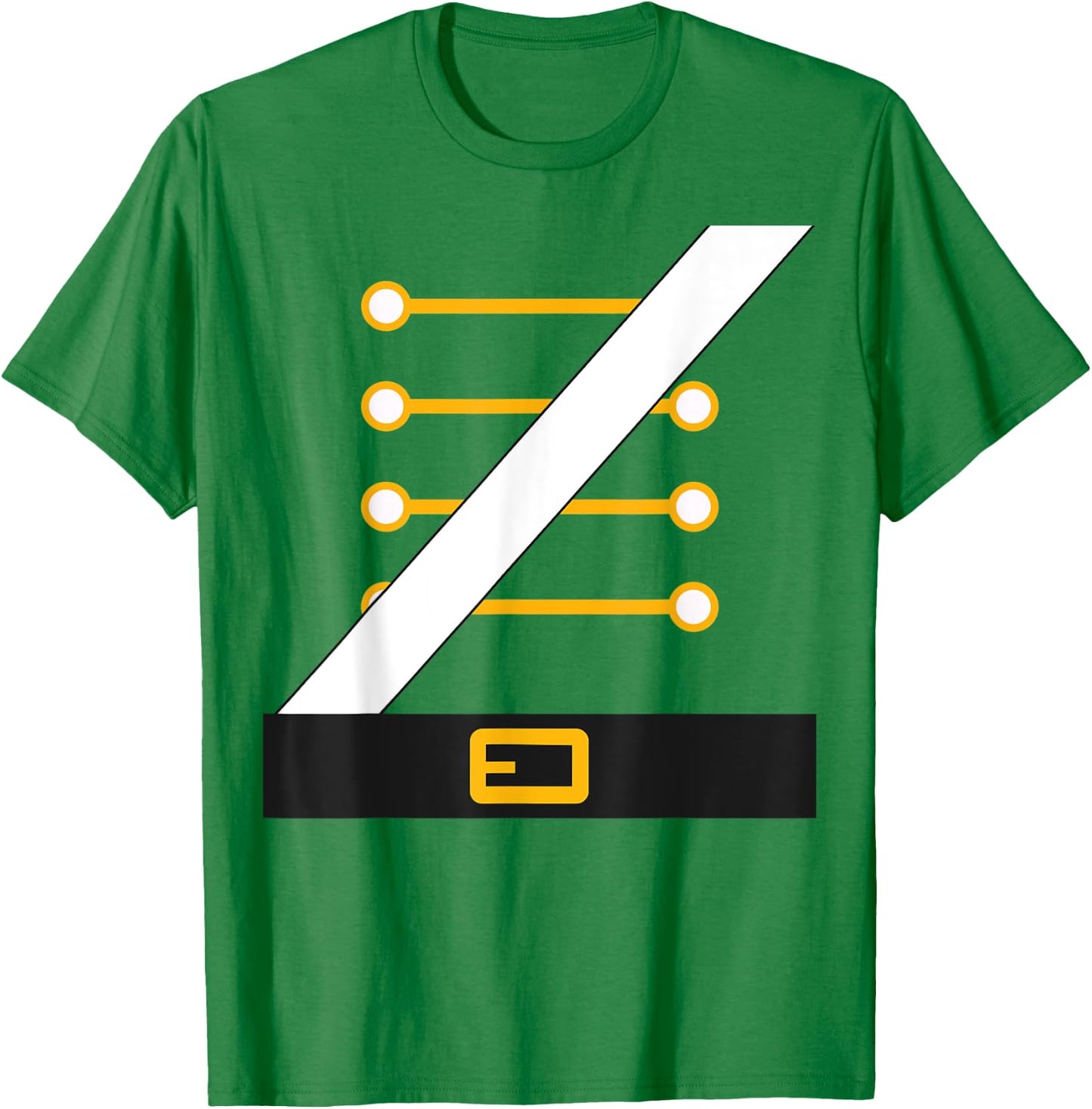 Nutcracker Costume Uniform Matching Toy Soldier Halloween T-Shirt - T-Shirt | Irish Green