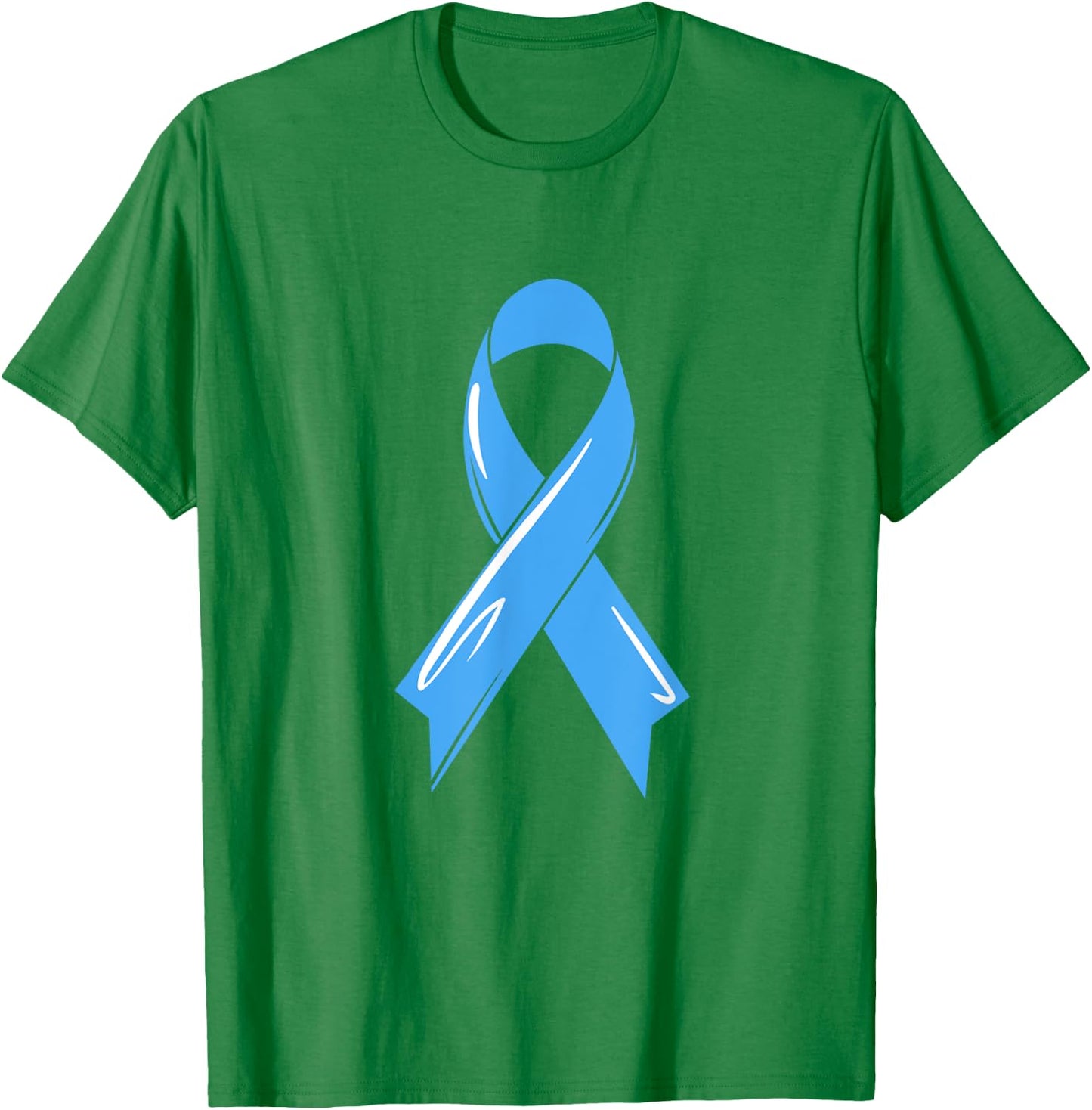 Prostate Cancer Awareness Ribbon Light Blue Fighter Chemo T-Shirt - T-Shirt | Irish Green