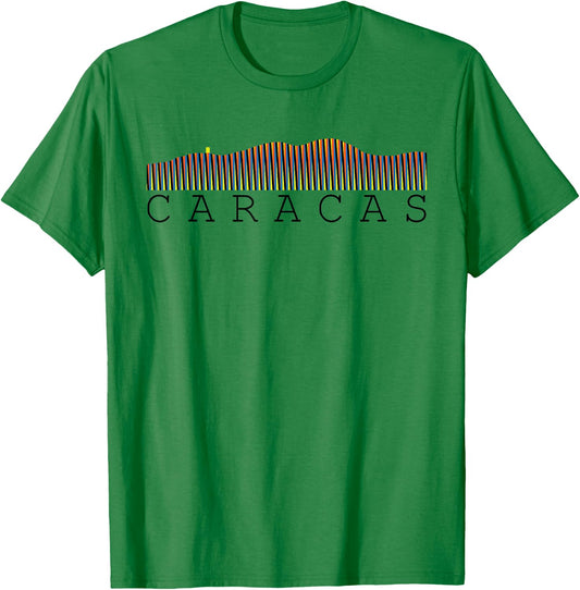 Caracas Venezuela Art City - Avila Camisa de Caracas VZLA T-Shirt - T-Shirt | Irish Green