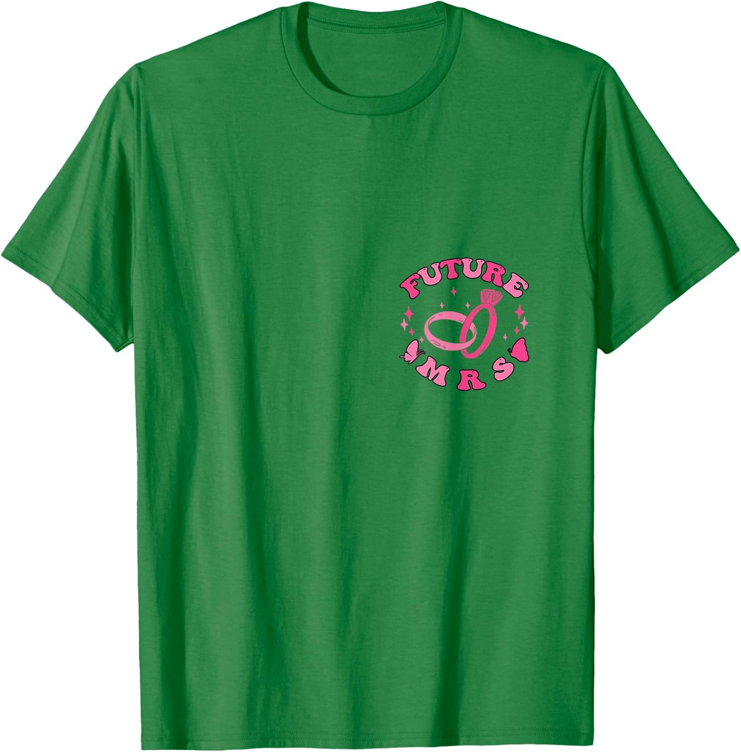 In My Engaged Era Groovy Bride Bachelorette Party Bridesmaid T-Shirt - T-Shirt | Irish Green
