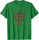 Alligator snapping turtle skull. Design for reptile lovers T-Shirt - T-Shirt | Irish Green