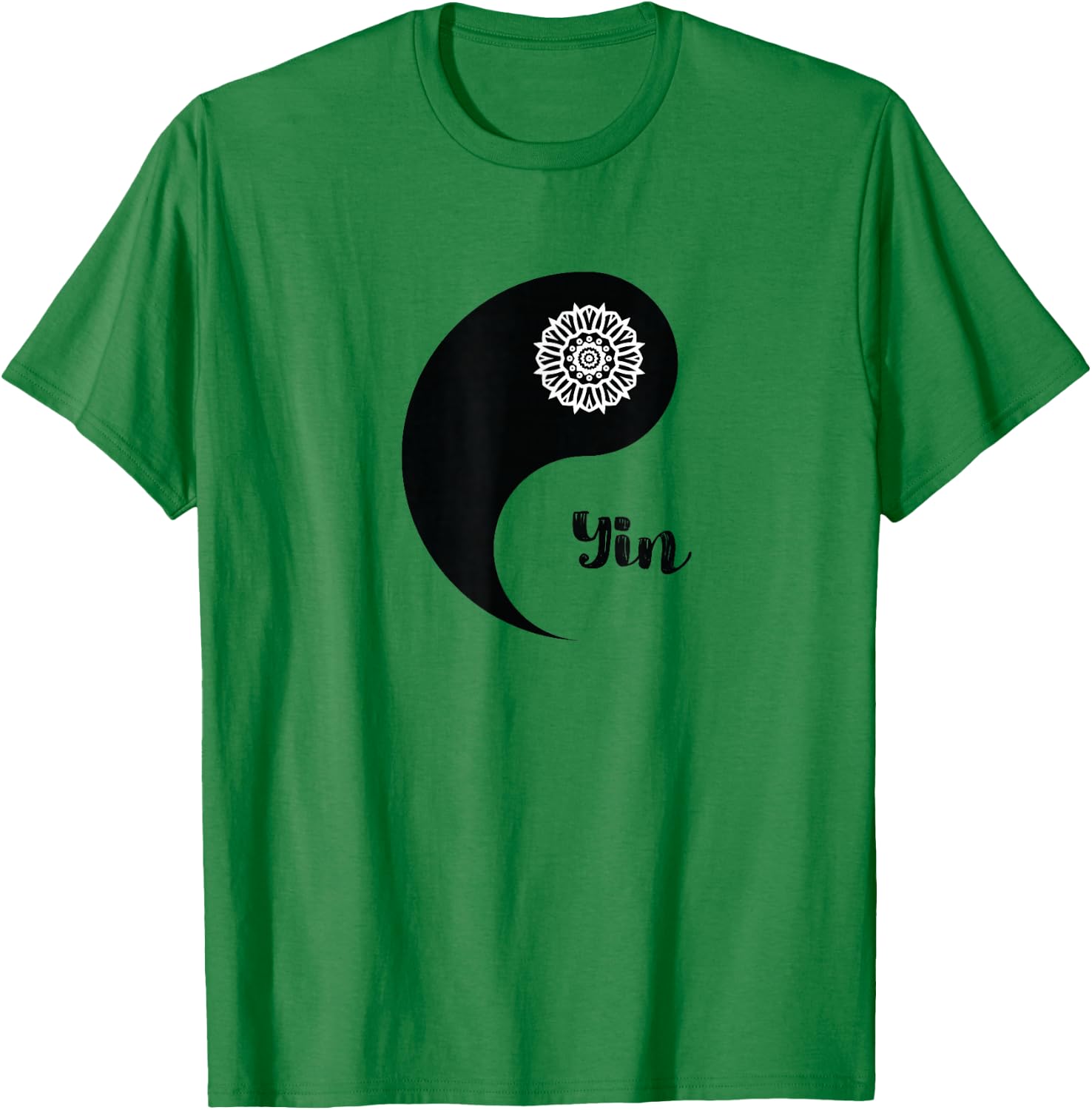 Valentines Day Couple Matching Shirt Men Women Yin & Yang T-Shirt - T-Shirt | Irish Green