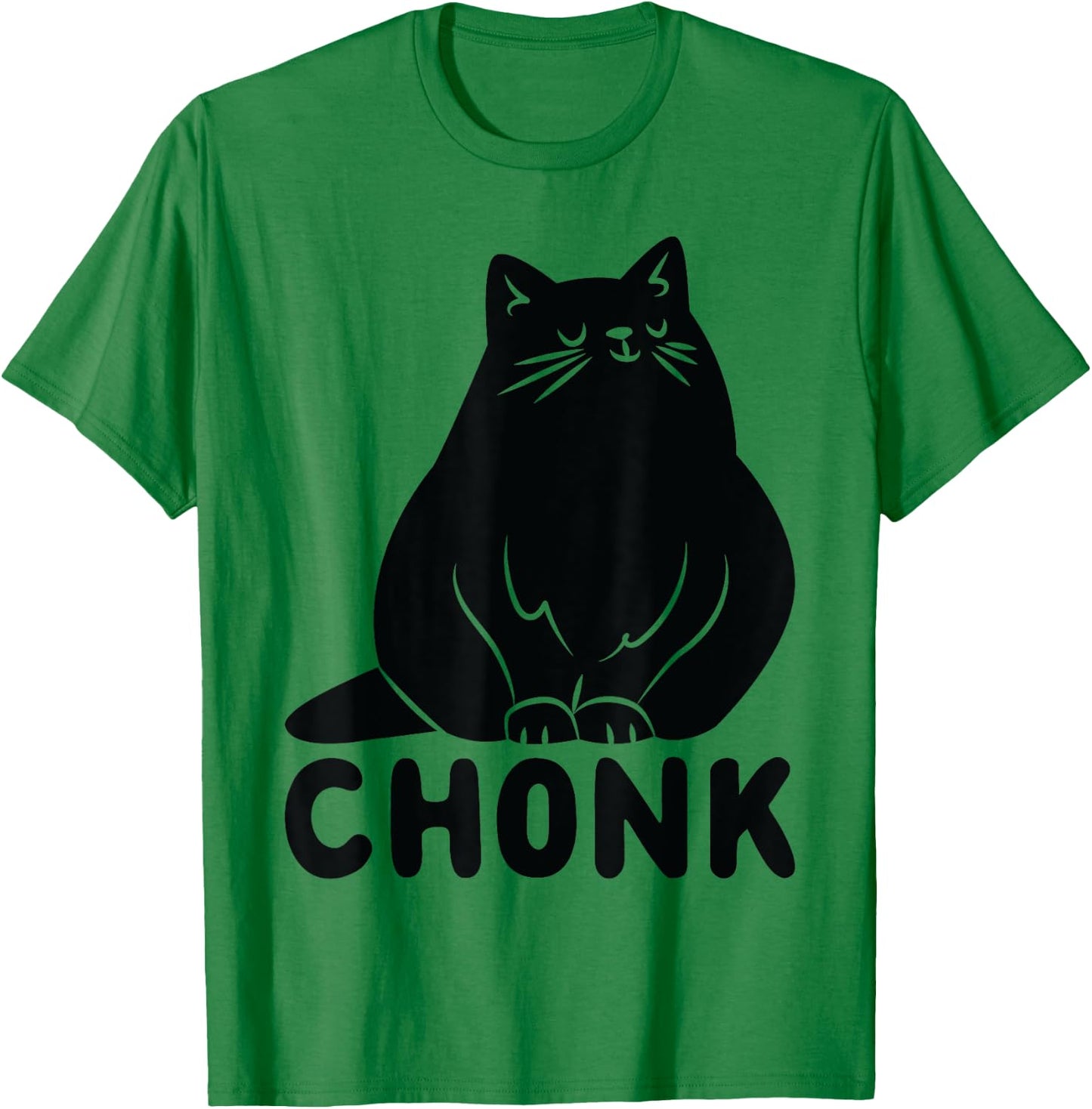 Cat Chonk T-Shirt - T-Shirt | Irish Green