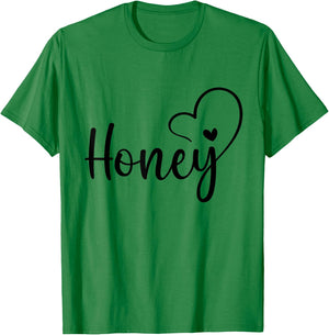 Honey Best Honey Ever Cute Fashion Nickname T-Shirt - T-Shirt | Irish Green